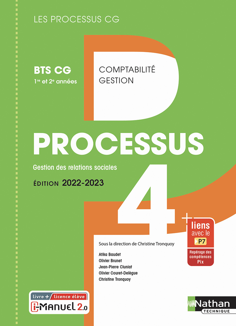 Processus 4 - BTS 1ère et 2éme années CG 
(Les processus CG)