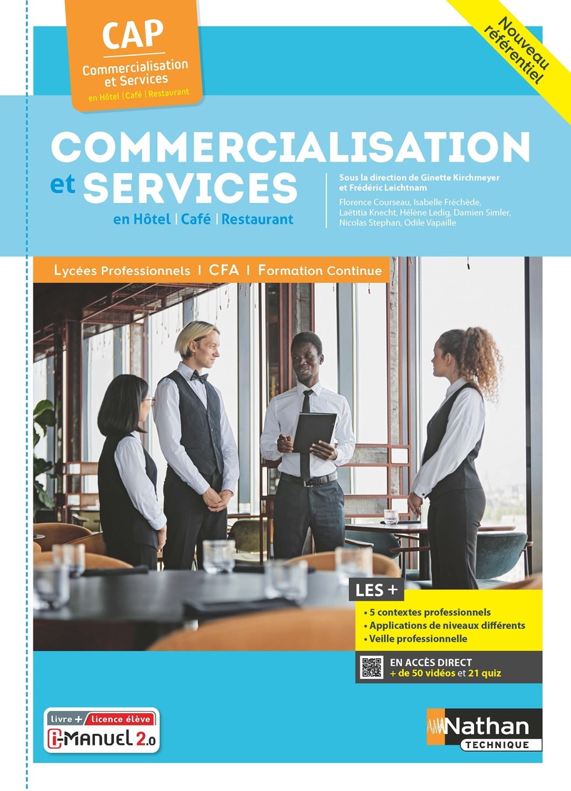 Commercialisation et services - CAP Commercialisation et Services en HCR - Ed. 2024
