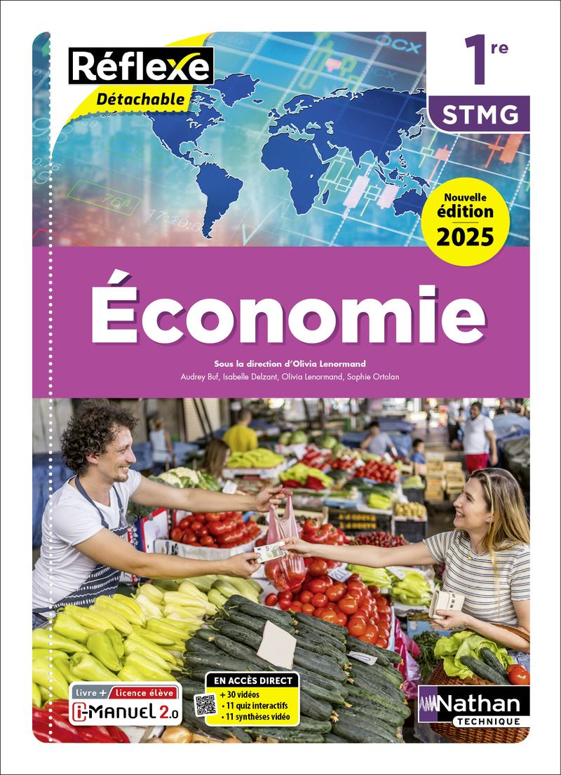 Économie - 1re STMG - Coll. Réflexe - Ed. 2025