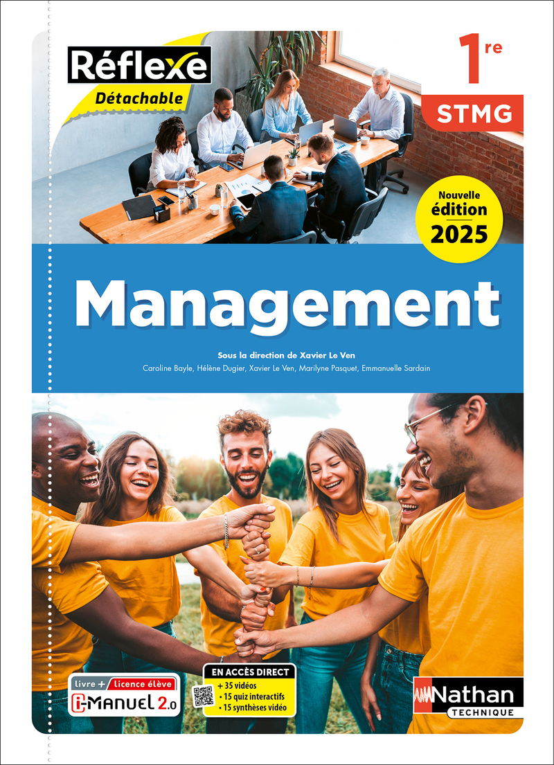 Management - 1re STMG - Coll. Réflexe - Ed. 2025