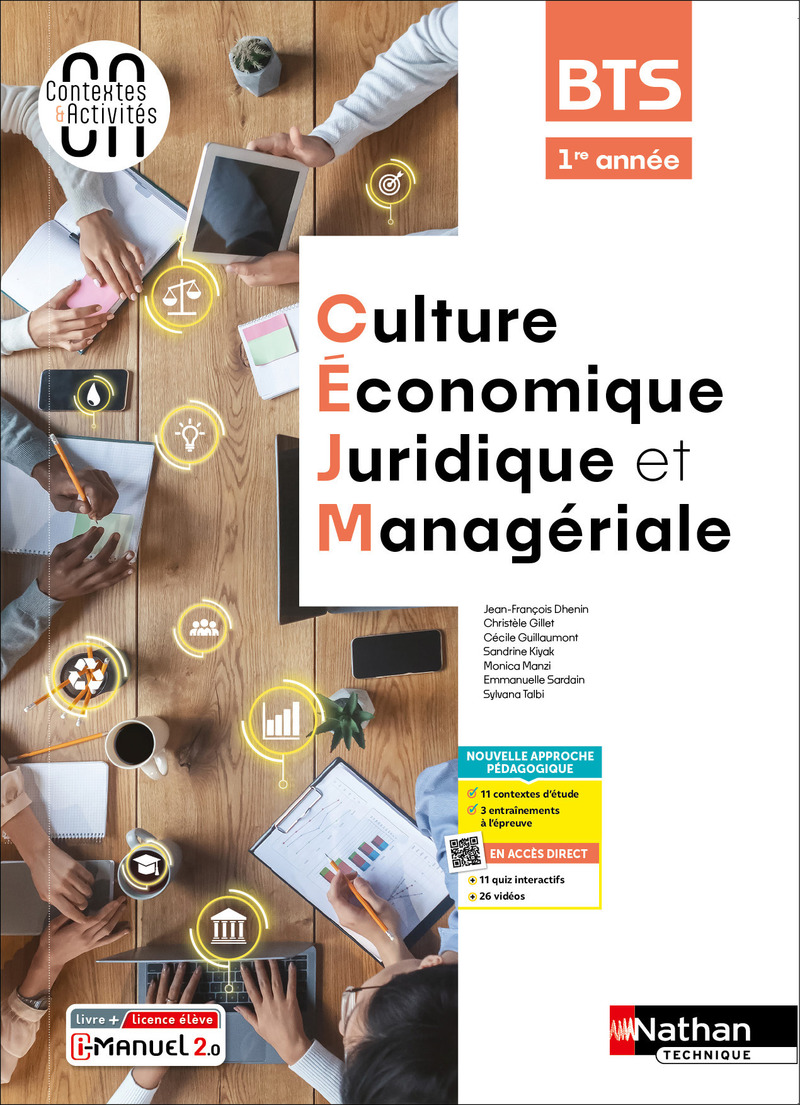 Culture Economique, Juridique et Managériale - BTS 1re année - Coll. Contextes & Activités - Ed. 2025