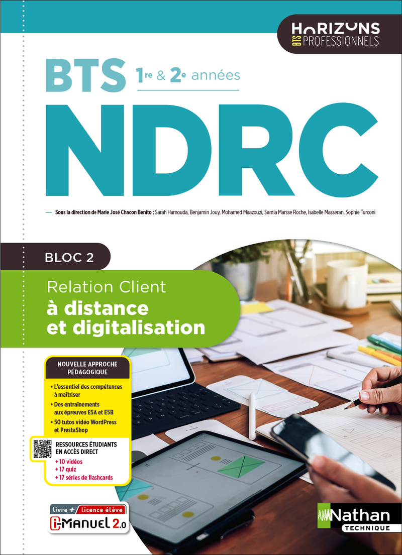 Relation client à distance et digitalisation - BTS NDRC 1re et 2e années - Coll. Horizons Professionnels BTS - Ed. 2025