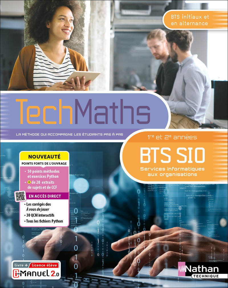 Mathématiques - BTS SIO 1re et 2e années - Coll. TechMaths - Ed. 2025