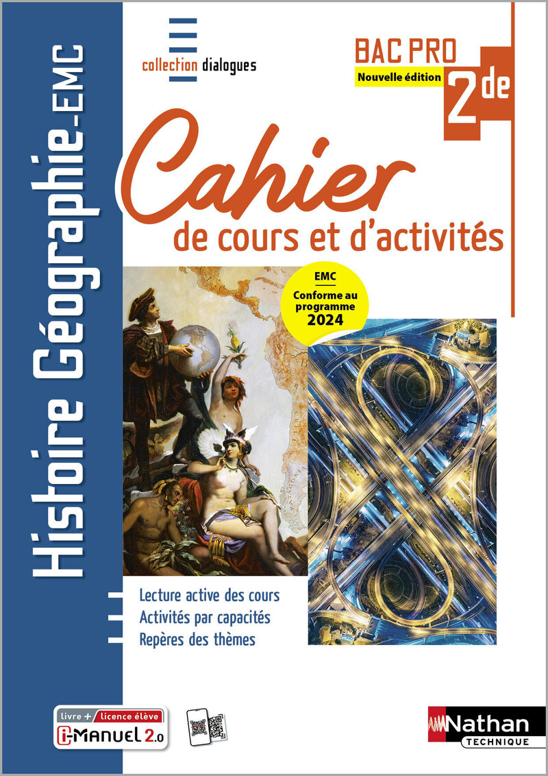 Histoire-Géographie - EMC - 2de Bac Pro - Cahier de cours et d