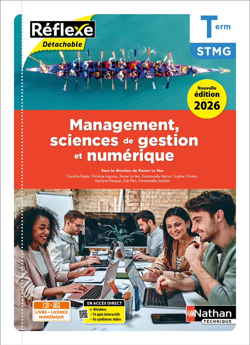 Management, Sciences de gestion et numérique - Term STMG - Coll. Réflexe - Ed. 2026 - pochette